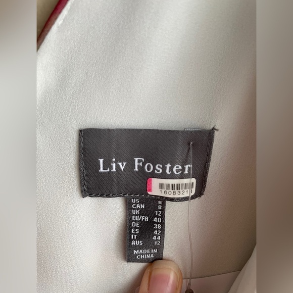 Liv Foster Multiple Colors Colorful Maxi Dress Size 8 Gown - Picture 14 of 16